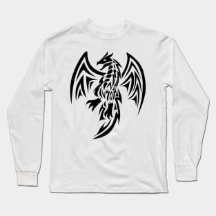 Dragon Tribal Tattoo Long Sleeve T-Shirt